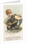Plate 16, from the Fans of the Period series for Allen & Ginter Cigarettes Brands, 1889 by Allen & Ginter