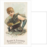 Plate 16, from the Fans of the Period series for Allen & Ginter Cigarettes Brands, 1889 by Allen & Ginter