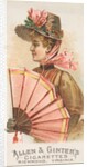 Plate 19, from the Fans of the Period series for Allen & Ginter Cigarettes Brands, 1889 by Allen & Ginter