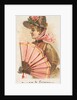 Plate 19, from the Fans of the Period series for Allen & Ginter Cigarettes Brands, 1889 by Allen & Ginter