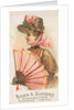 Plate 19, from the Fans of the Period series for Allen & Ginter Cigarettes Brands, 1889 by Allen & Ginter