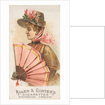 Plate 19, from the Fans of the Period series for Allen & Ginter Cigarettes Brands, 1889 by Allen & Ginter