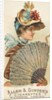 Plate 21, from the Fans of the Period series for Allen & Ginter Cigarettes Brands, 1889 by Allen & Ginter
