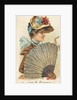 Plate 21, from the Fans of the Period series for Allen & Ginter Cigarettes Brands, 1889 by Allen & Ginter