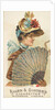 Plate 21, from the Fans of the Period series for Allen & Ginter Cigarettes Brands, 1889 by Allen & Ginter