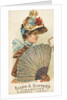 Plate 21, from the Fans of the Period series for Allen & Ginter Cigarettes Brands, 1889 by Allen & Ginter