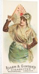 Plate 22, from the Fans of the Period series for Allen & Ginter Cigarettes Brands, 1889 by Allen & Ginter