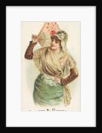 Plate 22, from the Fans of the Period series for Allen & Ginter Cigarettes Brands, 1889 by Allen & Ginter