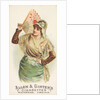 Plate 22, from the Fans of the Period series for Allen & Ginter Cigarettes Brands, 1889 by Allen & Ginter