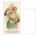 Plate 22, from the Fans of the Period series for Allen & Ginter Cigarettes Brands, 1889 by Allen & Ginter