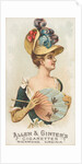 Plate 25, from the Fans of the Period series for Allen & Ginter Cigarettes Brands, 1889 by Allen & Ginter
