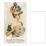 Plate 25, from the Fans of the Period series for Allen & Ginter Cigarettes Brands, 1889 by Allen & Ginter
