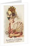 Plate 26, from the Fans of the Period series for Allen & Ginter Cigarettes Brands, 1889 by Allen & Ginter