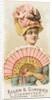 Plate 27, from the Fans of the Period series for Allen & Ginter Cigarettes Brands, 1889 by Allen & Ginter