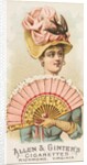Plate 27, from the Fans of the Period series for Allen & Ginter Cigarettes Brands, 1889 by Allen & Ginter