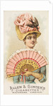 Plate 27, from the Fans of the Period series for Allen & Ginter Cigarettes Brands, 1889 by Allen & Ginter