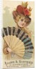 Plate 33, from the Fans of the Period series for Allen & Ginter Cigarettes Brands, 1889 by Allen & Ginter