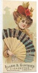 Plate 33, from the Fans of the Period series for Allen & Ginter Cigarettes Brands, 1889 by Allen & Ginter