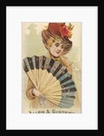 Plate 33, from the Fans of the Period series for Allen & Ginter Cigarettes Brands, 1889 by Allen & Ginter
