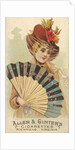 Plate 33, from the Fans of the Period series for Allen & Ginter Cigarettes Brands, 1889 by Allen & Ginter