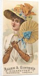 Plate 34, from the Fans of the Period series for Allen & Ginter Cigarettes Brands, 1889 by Allen & Ginter