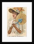 Plate 34, from the Fans of the Period series for Allen & Ginter Cigarettes Brands, 1889 by Allen & Ginter