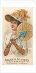 Plate 34, from the Fans of the Period series for Allen & Ginter Cigarettes Brands, 1889 by Allen & Ginter