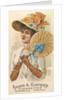 Plate 34, from the Fans of the Period series for Allen & Ginter Cigarettes Brands, 1889 by Allen & Ginter