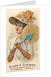 Plate 34, from the Fans of the Period series for Allen & Ginter Cigarettes Brands, 1889 by Allen & Ginter