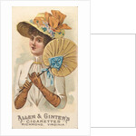 Plate 34, from the Fans of the Period series for Allen & Ginter Cigarettes Brands, 1889 by Allen & Ginter
