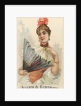 Plate 35, from the Fans of the Period series for Allen & Ginter Cigarettes Brands, 1889 by Allen & Ginter