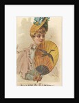 Plate 36, from the Fans of the Period series for Allen & Ginter Cigarettes Brands, 1889 by Allen & Ginter