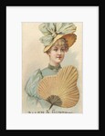 Plate 39, from the Fans of the Period series for Allen & Ginter Cigarettes Brands, 1889 by Allen & Ginter