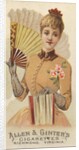 Plate 41, from the Fans of the Period series for Allen & Ginter Cigarettes Brands, 1889 by Allen & Ginter