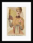 Plate 41, from the Fans of the Period series for Allen & Ginter Cigarettes Brands, 1889 by Allen & Ginter