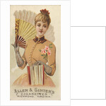 Plate 41, from the Fans of the Period series for Allen & Ginter Cigarettes Brands, 1889 by Allen & Ginter