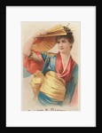 Plate 43, from the Fans of the Period series for Allen & Ginter Cigarettes Brands, 1889 by Allen & Ginter