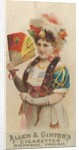 Plate 46, from the Fans of the Period series for Allen & Ginter Cigarettes Brands, 1889 by Allen & Ginter