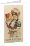 Plate 46, from the Fans of the Period series for Allen & Ginter Cigarettes Brands, 1889 by Allen & Ginter