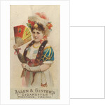 Plate 46, from the Fans of the Period series for Allen & Ginter Cigarettes Brands, 1889 by Allen & Ginter