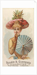 Plate 48, from the Fans of the Period series for Allen & Ginter Cigarettes Brands, 1889 by Allen & Ginter