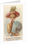 Plate 48, from the Fans of the Period series for Allen & Ginter Cigarettes Brands, 1889 by Allen & Ginter