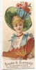 Plate 50, from the Fans of the Period series for Allen & Ginter Cigarettes Brands, 1889 by Allen & Ginter