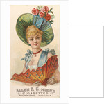 Plate 50, from the Fans of the Period series for Allen & Ginter Cigarettes Brands, 1889 by Allen & Ginter