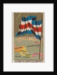 Nicaragua, from Flags of All Nations, Series 1 for Allen & Ginter Cigarettes Brands, 1887 by Allen & Ginter
