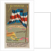 Nicaragua, from Flags of All Nations, Series 1 for Allen & Ginter Cigarettes Brands, 1887 by Allen & Ginter