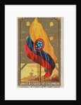 United States of Columbia, from Flags of All Nations, Series 1 for Allen & Ginter Cig…, 1887 by Allen & Ginter