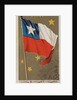 Chile, from Flags of All Nations, Series 1 for Allen & Ginter Cigarettes Brands, 1887 by Allen & Ginter