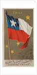 Chile, from Flags of All Nations, Series 1 for Allen & Ginter Cigarettes Brands, 1887 by Allen & Ginter
