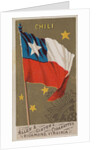 Chile, from Flags of All Nations, Series 1 for Allen & Ginter Cigarettes Brands, 1887 by Allen & Ginter